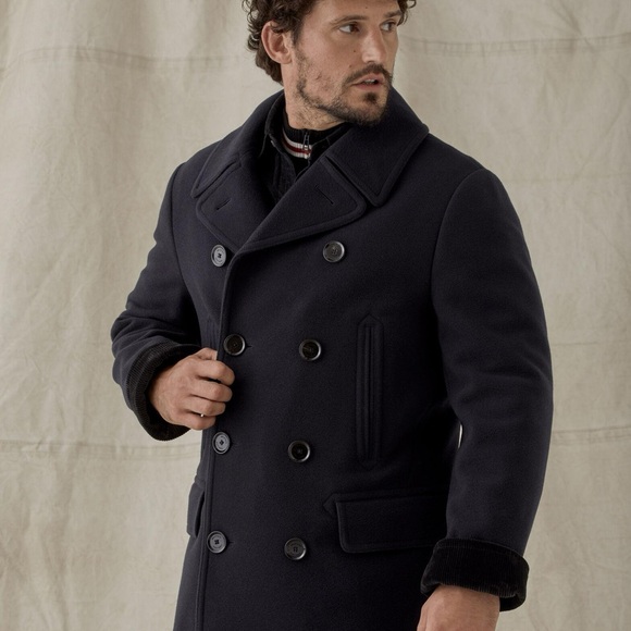 Belstaff Wool Peacoat Sz 55 (US44) - Picture 4 of 4